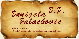 Danijela Palačković vizit kartica